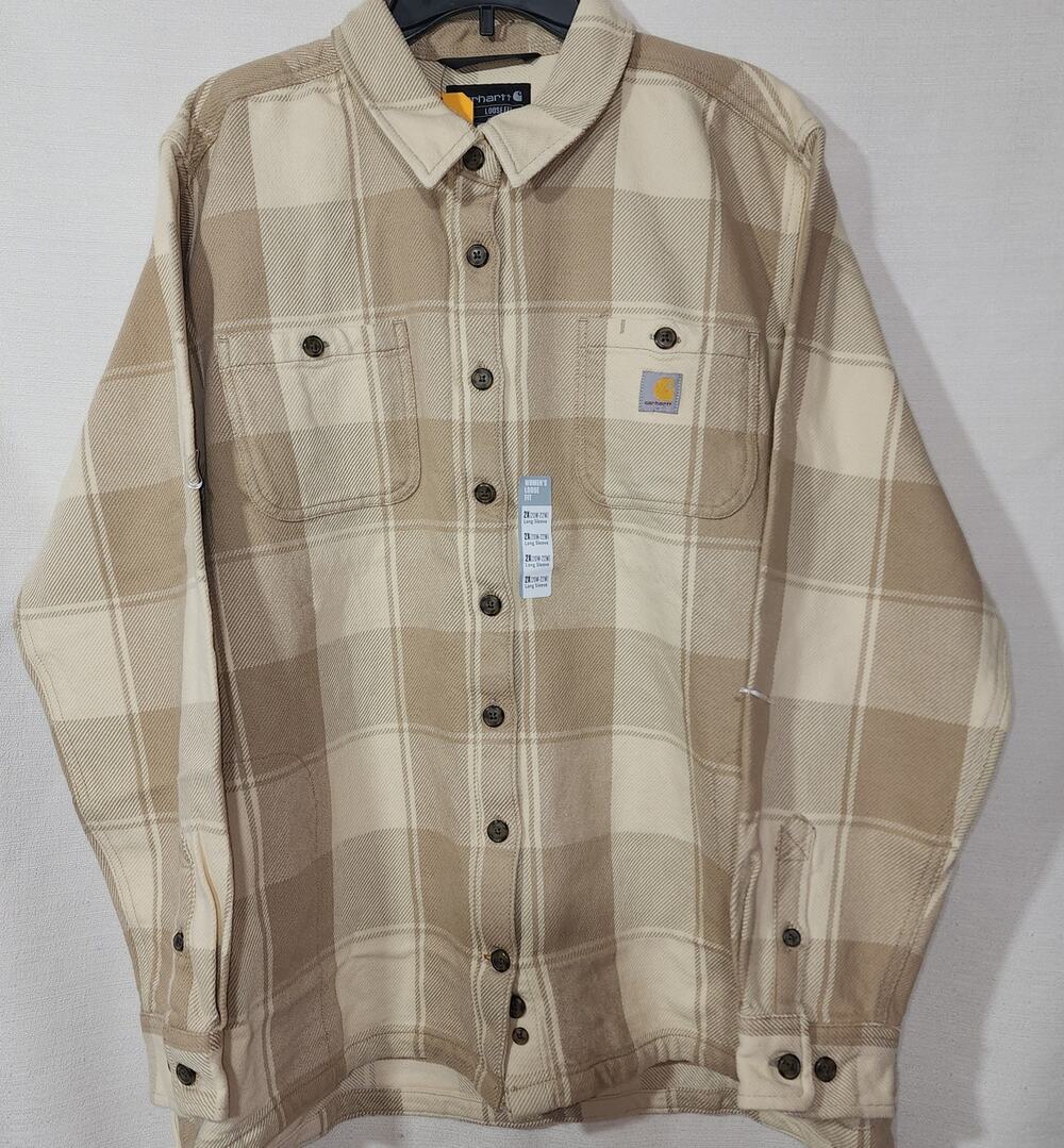 Carhartt Women's Heavyweight Twill Shirt Jac Flannel 2X